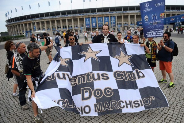 Las 20 mejores fotos de los aficionados de la Juventus en Berlín