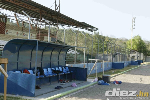 Las condiciones en las que se encuentra el estadio Argelio Sabillón, casa del Real Juventud