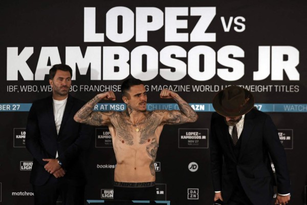 ¡Instinto asesino! Así calientan Teófimo López y Kambosos la pelea por la corona: pesaje, conferencia y entreno