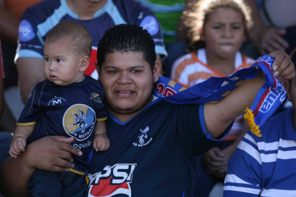 Ambiente en Choluteca en partido Motagua Real Sociedad.