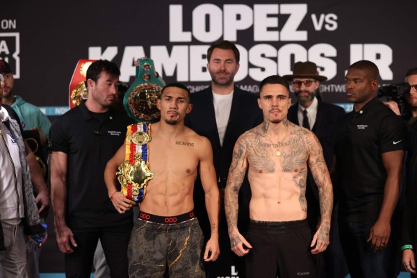 ¡Instinto asesino! Así calientan Teófimo López y Kambosos la pelea por la corona: pesaje, conferencia y entreno