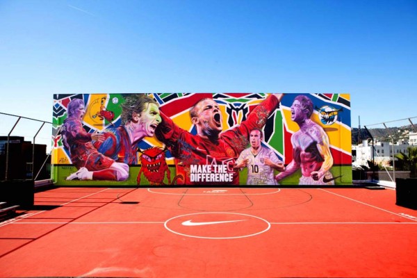 FOTOS: Los graffitis más sensacionales de Messi y Cristiano Ronaldo