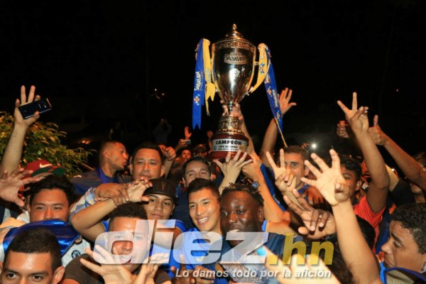 FOTOS: Motagua celebra por todo lo alto su Copa 14