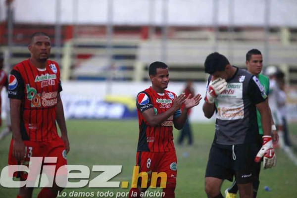 las mejores imágenes de la jornada 17 de la liga nacional de Honduras