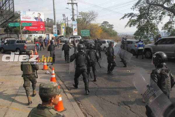 EN FOTOS: Así fue la balacera en las afueras del Nacional en el Motagua-Marathón