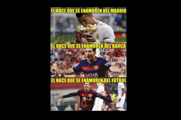 Los mejores memes del doblete de Chicharito Hernández con el Bayer Leverkusen