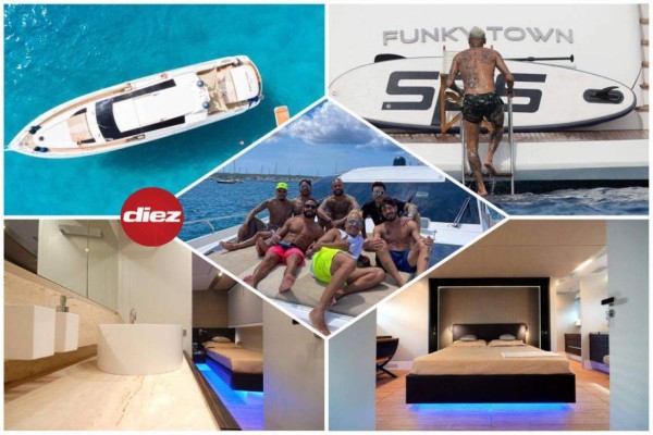Así es el lujoso Funky Town, el yate que Neymar alquila en Ibiza por 66.000 euros la semana