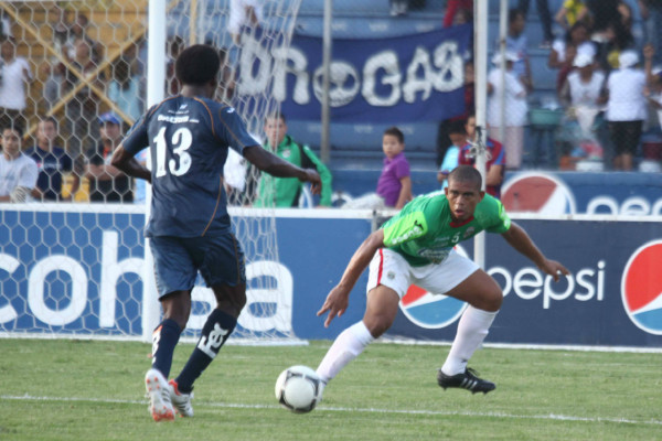 Motagua golea a Marathon y es tercero.