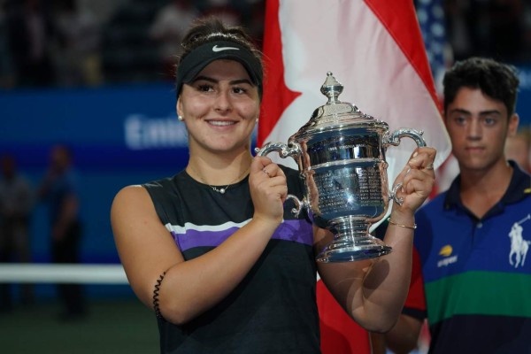Bianca Andreescu, la rumana-canadiese amante de las mascostas que ganó el US Open 2019&nbsp;&nbsp;