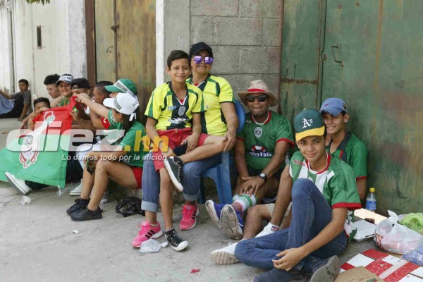 Ambientazo y máxima seguridad previo a la Gran Final entre Marathón y Motagua
