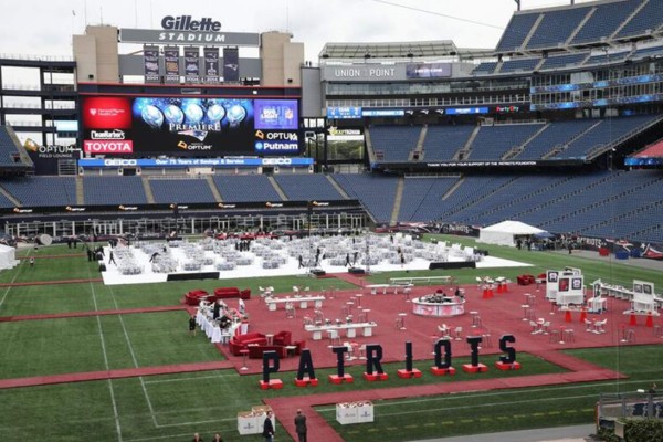 Así es el enorme Gillette Stadium, casa de los Patriots