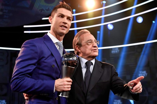 Las imágenes que no se vieron de Cristiano Ronaldo en el Premio The Best