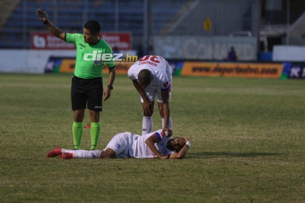 NO SE VIO EN TV: La bronca Banegas-Castellanos, festejo azul en el Yankel y lesiones en Olimpia