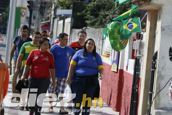 Así se vive el ambiente previo al juego Honduras vs Argelia