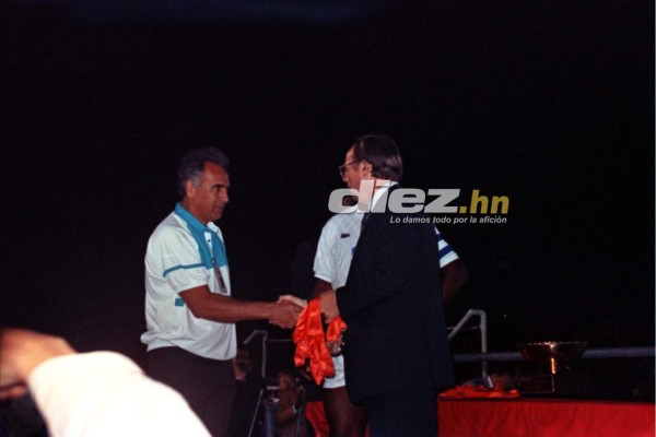 20 fotos inéditas de Honduras en la primera edición de la Copa Oro en 1991