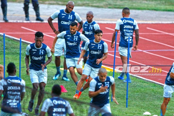 ¡Con todo! Así fue el último entrenamiento de Honduras antes de enfrentar a Chile