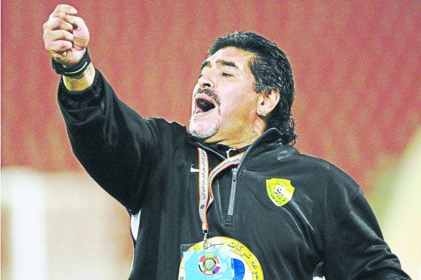 Maradona, convencido de que Argentina será campeón en Brasil 2014