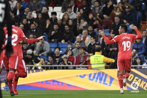 FOTOS: El festejo del Choco Lozano y su anotación soñada a Real Madrid
