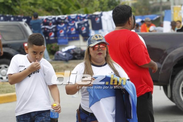 El ambientazo de la final Honduras Progreso-Motagua