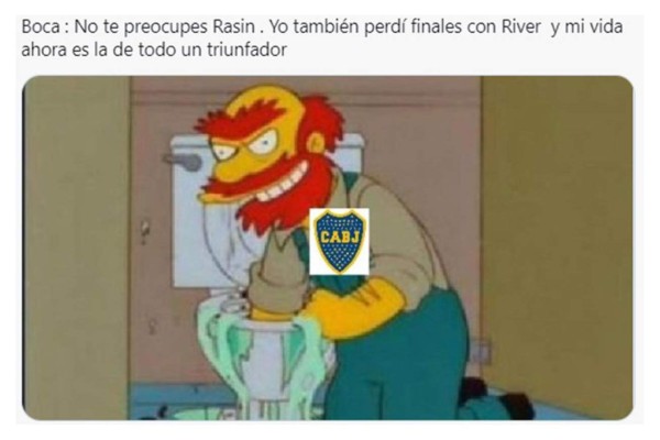 Memes: Boca Juniors no se salva de las burlas tras la paliza de River Plate a Racing en la Supercopa Argentina
