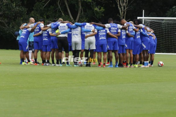 Los cariñitos de Edwín Rodríguez y las bromas de Deiby: el penúltimo entreno de Honduras con el combo completo