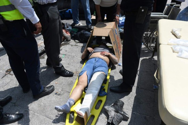 Las imágenes conmovedoras e impactantes del sismo que sacudió a México&nbsp;&nbsp;