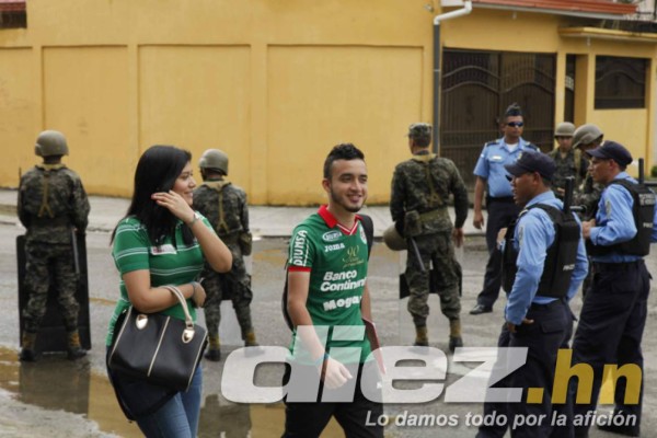 FOTOS: El bonito ambiente que se vivió en clásico Marathón-Motagua&nbsp;&nbsp;