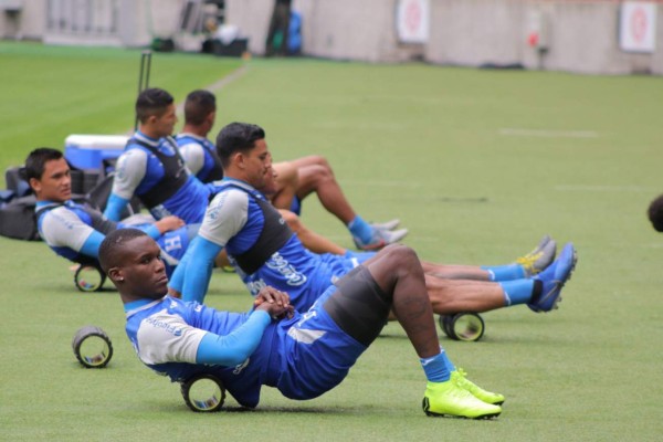 FOTOS: El entreno de Honduras en el Beira-Río previo al juego ante Brasil