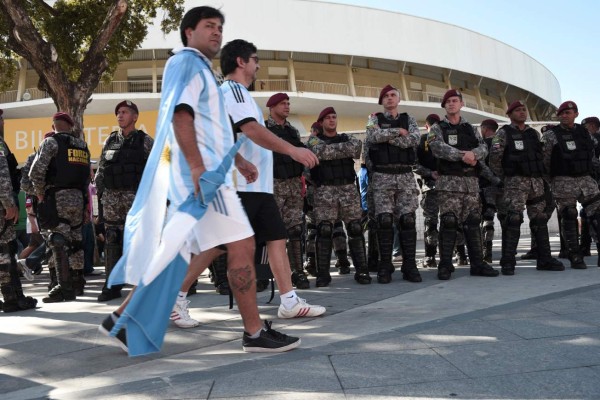Así se palpita la final para los Argentinos en Brasil.