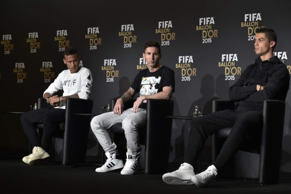 FOTOS: Así fue la divertida conferencia entre Messi, Cristiano y Neymar