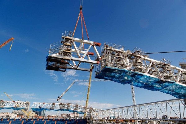 Va tomando forma: Real Madrid muestra más avances de la transformación del Santiago Bernabéu