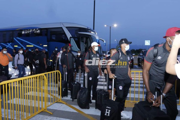 ¡Quieren marcar historia! Las postales de la partida de Olimpia para el juego ante América en el Azteca