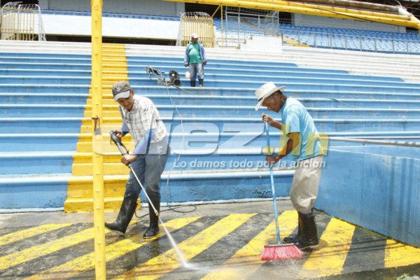 ¡BELLEZA! Así pulen el estadio Olímpico para el partido contra Estados Unidos