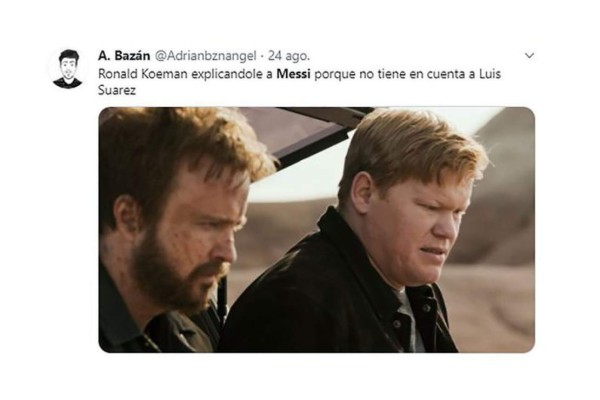 Nunca los memes habían sido tan crueles con el Barcelona: Las burlas de la posible marcha de Messi &nbsp;&nbsp;