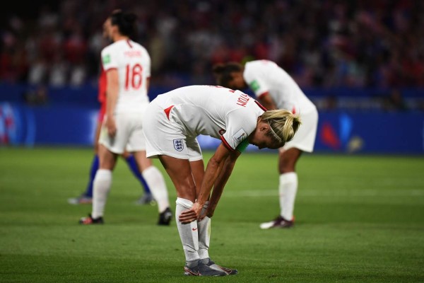No se vio en TV: El desconsuelo de las jugadoras de Inglaterra tras perder contra Estados Unidos&nbsp;&nbsp;