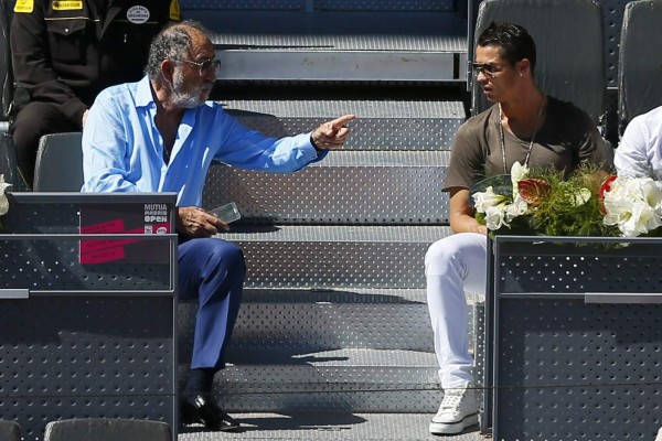 Cristiano y su primer 'Abierto de Madrid' sin Irina Shayk