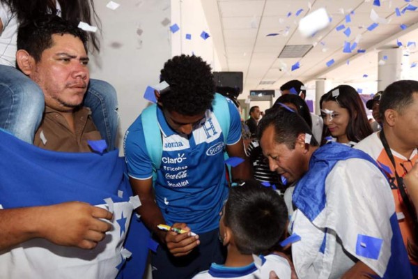 El recibimiento a la Selección de Honduras tras participar en Río 2016