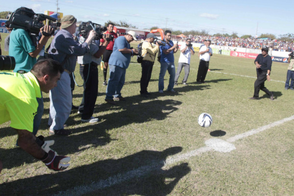 Ambiente en Choluteca en partido Motagua Real Sociedad.