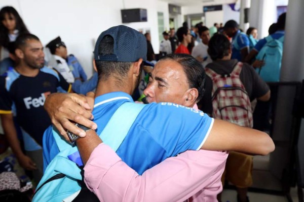 El recibimiento a la Selección de Honduras tras participar en Río 2016