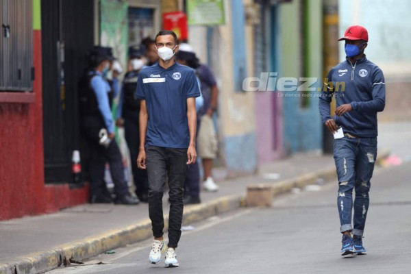 No se vio por TV: El disfrazado que entrenó con Motagua; reapareció en Olimpia meses después