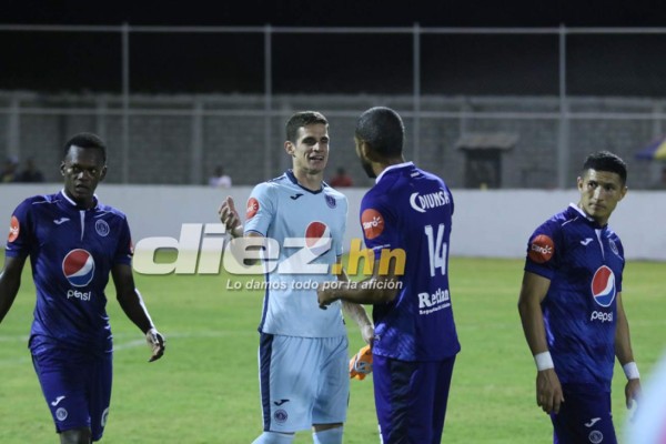 NO VISTE EN TV: El festejo del Motagua y el reclamo de Vargas a Joshua