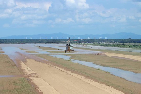 ¿Cuánto tardarán en habilitarlo? Así luce el aeropuerto de San Pedro Sula tras el paso de Eta