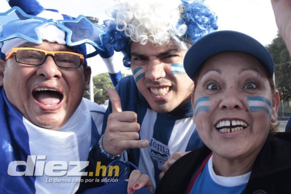 Así se vive el ambiente previo al juego Honduras vs Francia.