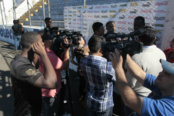 En Olimpia hay un buen ambiente previo a la Final
