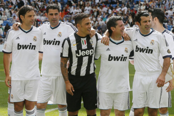 Leyendas del Real Madrid vs leyendas del Juventus