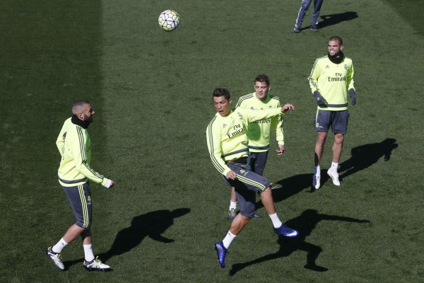 Último entrenamiento del Real Madrid previo al 'Clásico' ante Barcelona