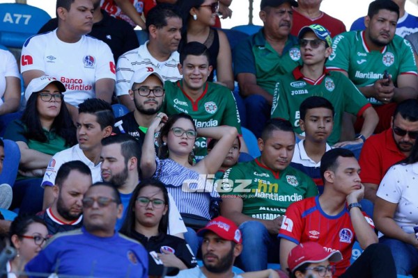 ¡Ambientazo! Afición de Olimpia invade el Estadio Olímpico para el clásico contra Marathón