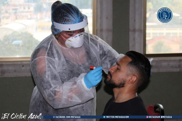 ¡Doloroso! Plantel de Motagua es sometido a pruebas de COVID-19 previo al juego ante Comunicaciones