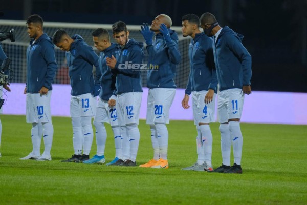 La broma de un bielorruso a Alberth Elis, el intercambio de camisetas entre catrachos y europeos y el frío en las gradas