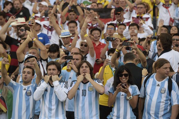 Así se palpita la final para los Argentinos en Brasil.